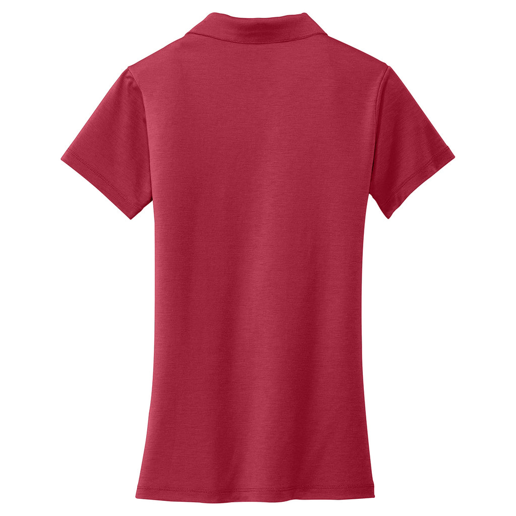 Port Authority Women's Chili Red Cotton Touch Performance Polo