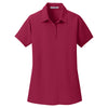 Port Authority Women's Red Rush Dimension Polo