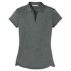 Port Authority Women's Charcoal Heather Trace Heather Polo