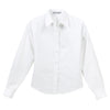 Port Authority Women's White Long Sleeve Easy Care, Soil Resistant Shirt
