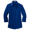 Port Authority Women's Royal 3/4-Sleeve Easy Care Shirt