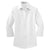 Port Authority Women's White 3/4-Sleeve Easy Care Shirt