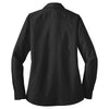Port Authority Women's Black L/S Value Poplin Shirt