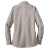 Port Authority Women's Grey L/S Value Poplin Shirt