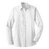 Port Authority Women's White L/S Value Poplin Shirt