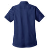 Port Authority Women's Mediterranean Blue S/S Value Poplin Shirt