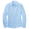 Port Authority Women's Sky Blue Long Sleeve Non-Iron Twill Shirt
