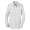 Port Authority Women's White Stretch Poplin Shirt
