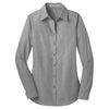 Port Authority Women's Charcoal Grey Chambray Shirt