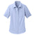 Port Authority Women's Oxford Blue Short Sleeve SuperPro Oxford Shirt