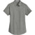 Port Authority Women's Monument Grey Short Sleeve SuperPro Twill Shirt