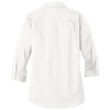 Port Authority Women's White 3/4-Sleeve SuperPro Twill Shirt