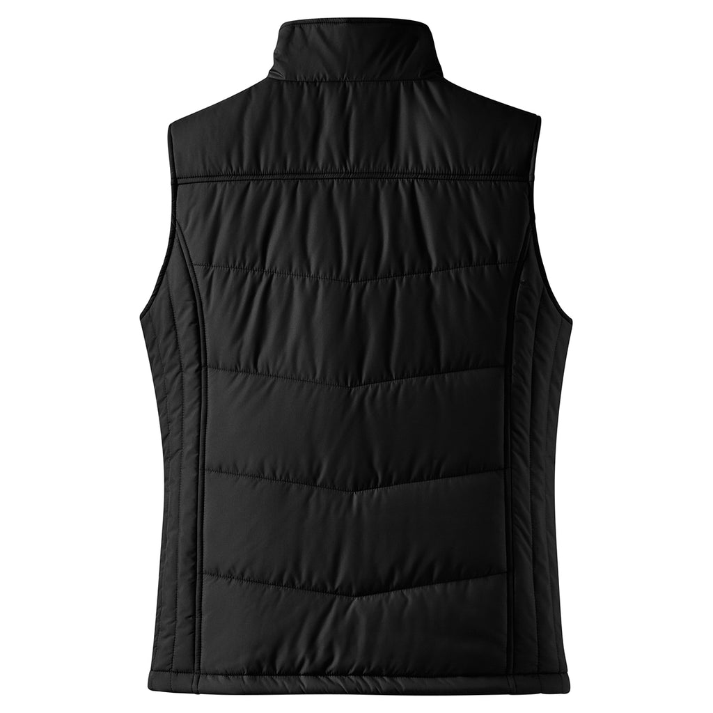 Port Authority Women's Black/Black Puffy Vest