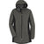Port Authority Women's Grey Steel/Deep Black Active Hooded Soft Shell Jacket