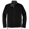 Port Authority Women's Black/Graphite Two-Tone Soft Shell Jacket