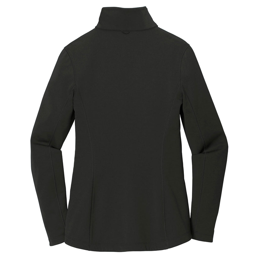 Port Authority Women's Deep Black Collective Smooth Fleece Jacket