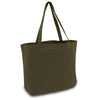 Liberty Bags Khaki Green Seaside Cotton 12oz. Pigment-Dyed Large Tote