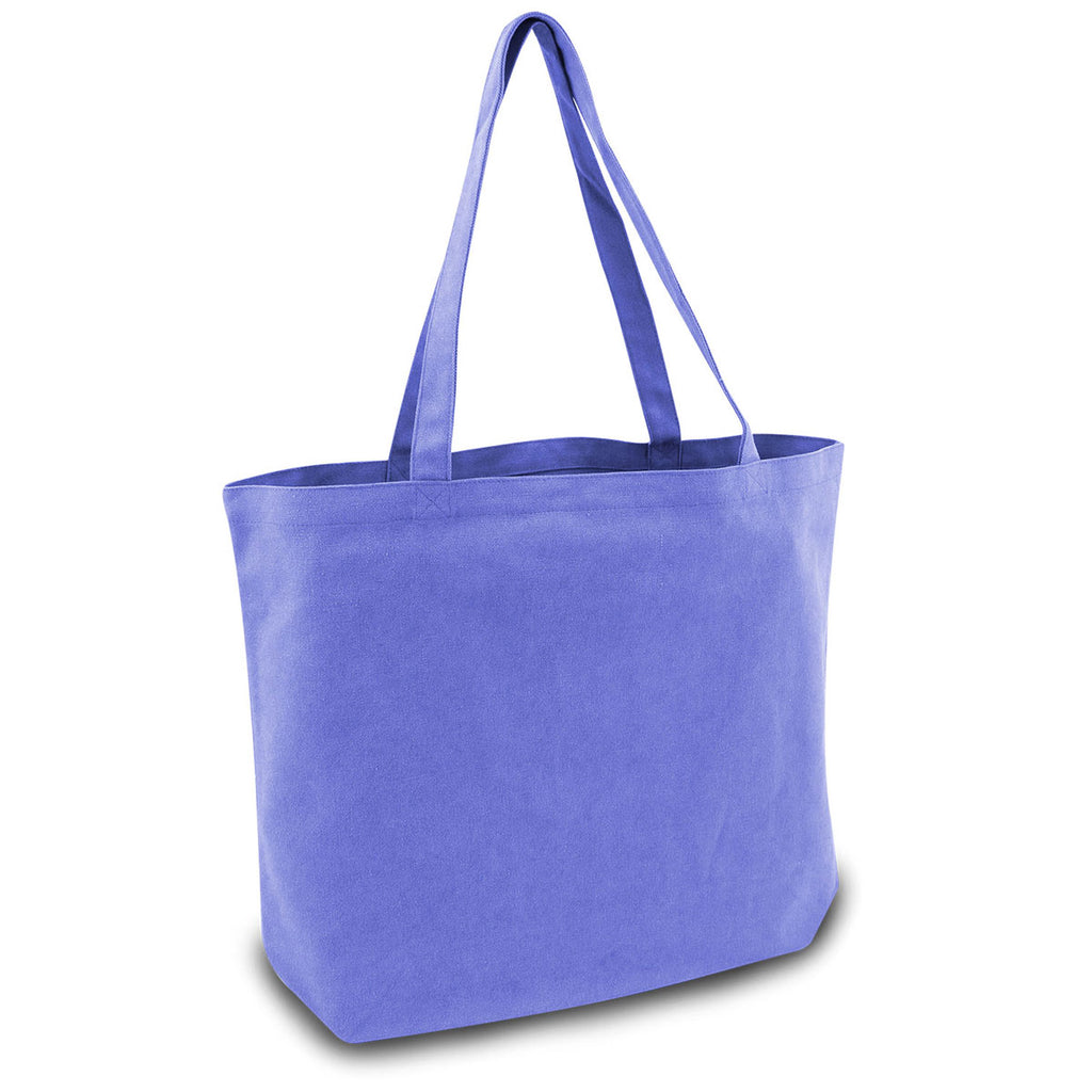 Liberty Bags Periwinkle Blue Seaside Cotton 12oz. Pigment-Dyed Large Tote