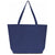 Liberty Bags Washed Navy Seaside Cotton 12oz. Pigment-Dyed Large Tote