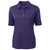Cutter & Buck Women's College Purple Virtue Eco Pique Recycled Polo