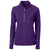 Cutter & Buck Women's College Purple Adapt Eco Knit Recycled Half Zip Pullover