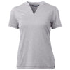 Cutter & Buck Women's Polished Heather Forge Heathered Stretch Blade Top