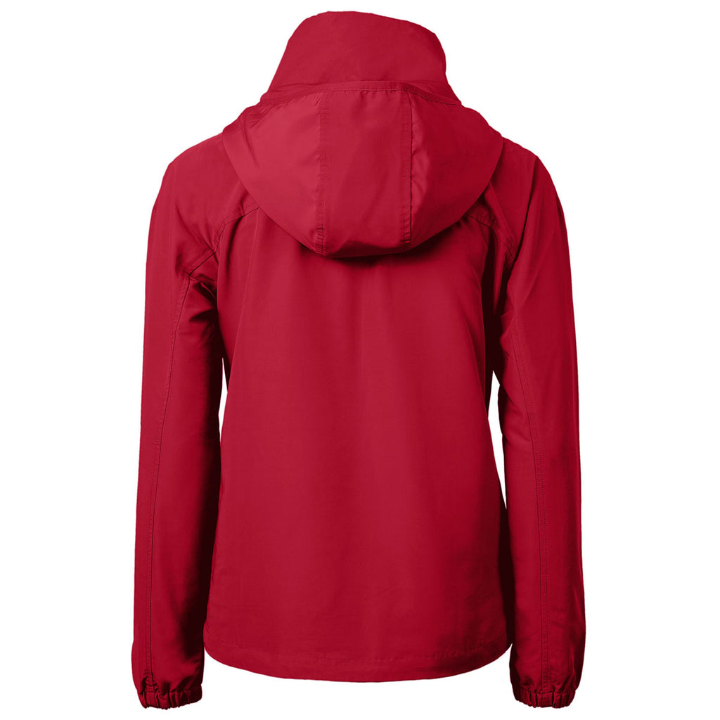 Cutter & Buck Women's Cardinal Red Charter Eco Recycled Full Zip Jacket