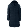 Cutter & Buck Women's Navy Blue Mission Ridge Repreve Eco Insulated Long Puffer Jacket