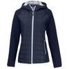 Cutter & Buck Women's Dark Navy Rainier Primaloft Eco Full Zip Hybrid Jacket