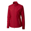 Cutter & Buck Women's Cardinal Red WeatherTec Beacon Full Zip Jacket