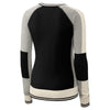 Cutter & Buck Women's Black Stride Colorblock Sweater