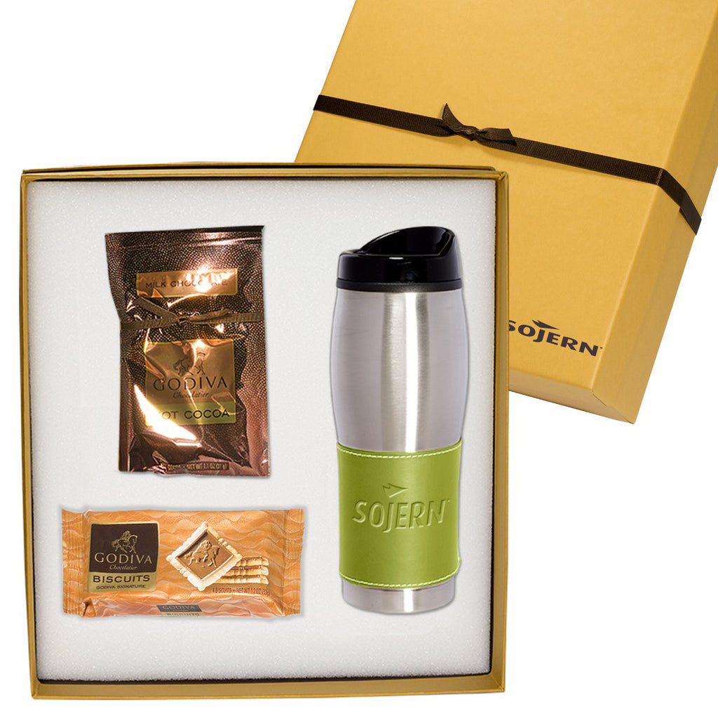 Leeman Tuscany Tumbler and Godiva Gift Set
