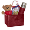 Leeman Red Tuscany Thermos, Bear and Hot Cocoa Set
