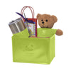 Leeman Lime-Green Tuscany Vacuum Tumbler with Teddy Bear and Hot Cocoa Gift Set