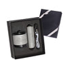 Leeman Grey Tuscany Bluetooth Speaker and Cyclinder Power Bank Gift Set