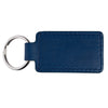 Leeman Blue-Navy Tuscany PU Leather Rectangle Key Ring
