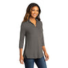 Port Authority Women's Sterling Grey Luxe Knit Tunic