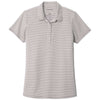 Port Authority Women's Gusty Grey/White Gingham Polo
