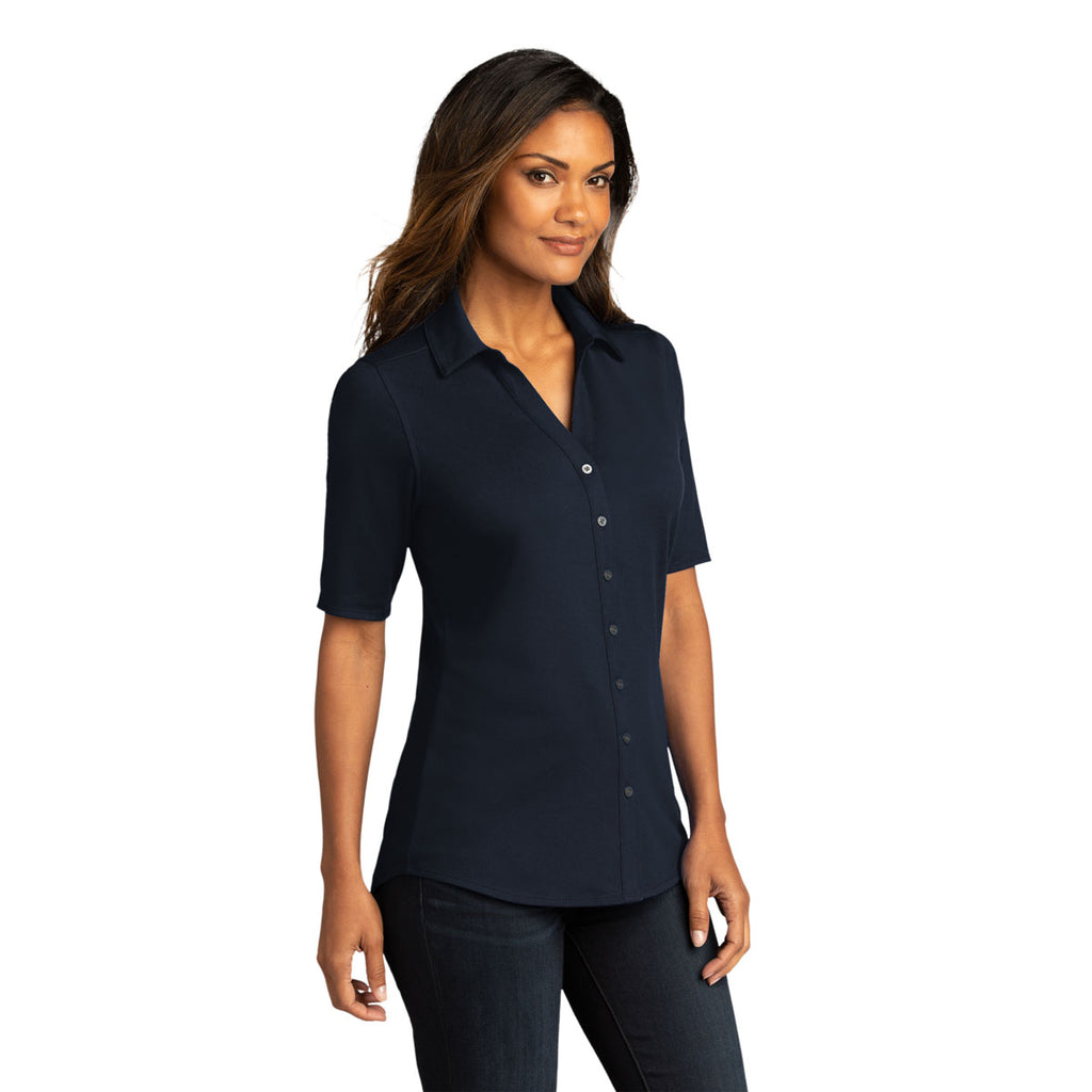 Port Authority Women's River Blue Navy City Stretch Top