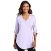 Port Authority Women's Bright Lavender City Stretch 3/4-Sleeve Tunic