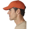 Adams Men's Burnt Orange 6-Panel Low-Profile True Color Twill Cap
