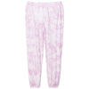 Port & Company Women's Cerise Pink Beach Wash Cloud Tie-Dye Sweatpant