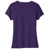 Port & Company Women's Team Purple Heather Tri-Blend V-Neck Tee