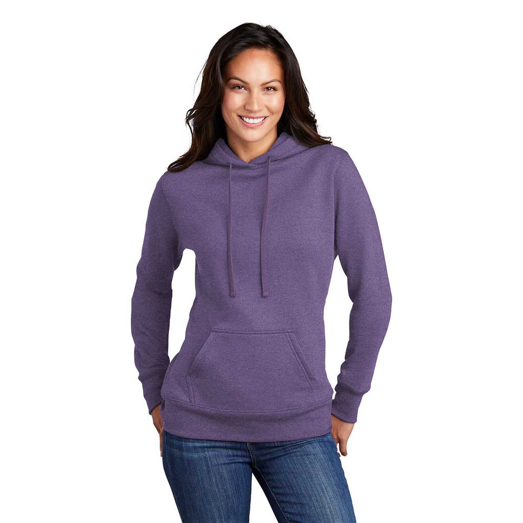Port & Company Women's Heather Purple Core Fleece Pullover Hoodie