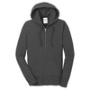 Port & Company Women's Charcoal Core Fleece Full-Zip Hooded Sweatshirt