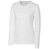 Clique Women's White Long Sleeve Spin Jersey Tee