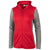 Clique Women's Cardinal Red Helsa Sport Colorblock Full Zip