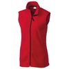 Clique Women's Red Summit Full Zip Microfleece Vest