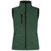 Clique Women's Bottle Green Equinox Insulated Softshell Vest