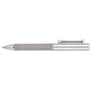 Logomark Woven Steel Silver Pen